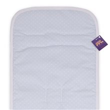 Colchoneta Silla KUKU CELESTE.Blanco