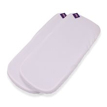 Pack 2ud.Funda Colchón Sabana Bajera Capazo Bugaboo Bee PIQUE BLANCO