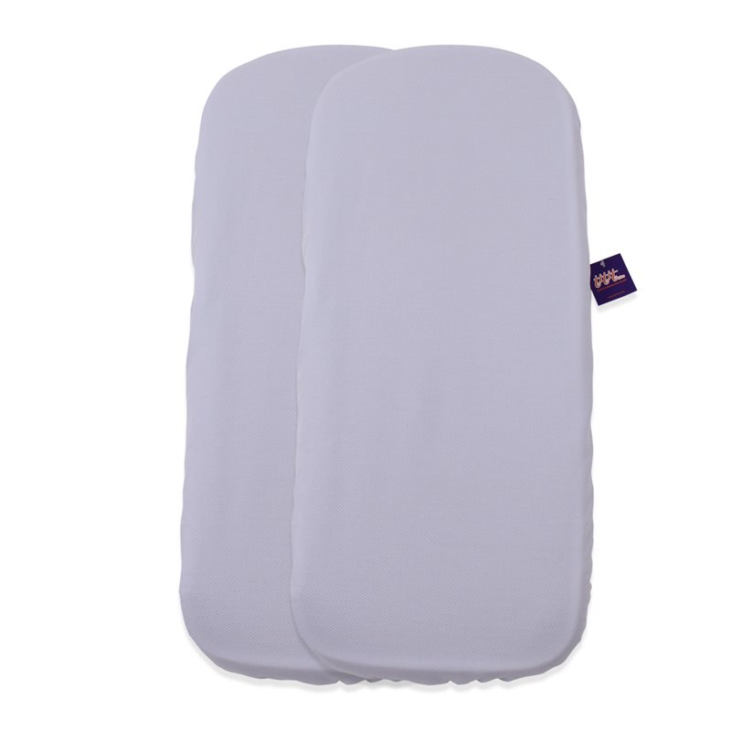 Pack 2ud.Funda Colchón Sabana Bajera Capazo Joolz Day+ PIQUE CELESTE