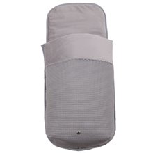 Saco Capazo Invierno PATA DE GALLO. Velour Gris/Gris