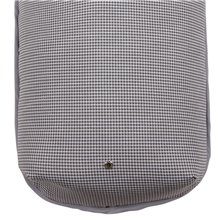 Saco Capazo Invierno PATA DE GALLO. Velour Gris/Gris