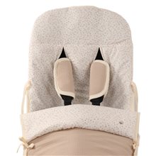 Saco Silla Bugaboo Dragonfly NATALY AR Taupé.Cotton Rosa