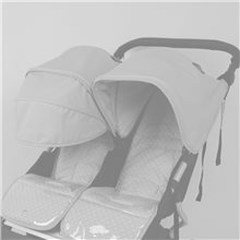 Conjunto 2ud. Capota Extensible Mountain Buggy Duet 3.0 AMAPOLA