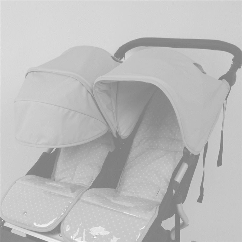 Conjunto 2ud. Capota Extensible Mountain Buggy Duet 3.0 AMAPOLA