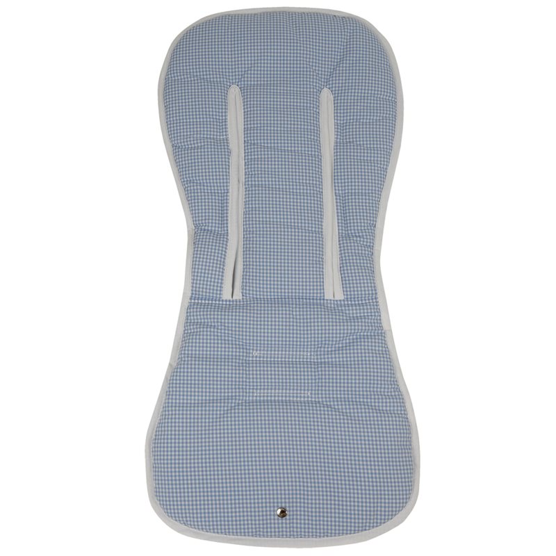 Colchoneta Verano Bugaboo Dragonfly VICHY CELESTE -Transpirable-