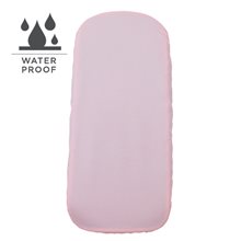 Funda Colchón Sabana Bajera Capazo Impermeable Nuna Triv Lx PIQUE ROSA