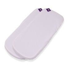 Pack 2ud.Funda Colchón Sabana Bajera Capazo Inglesina Aptica / Electa  PIQUE BLANCO