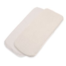 Pack 2ud.Funda Colchón Sabana Bajera Capazo Bugaboo Dragonfly BAMBULA CR + ALGODÓN BLCO