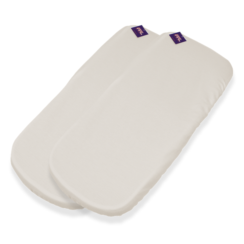 Pack 2ud.Funda Colchón Sabana Bajera Capazo Inglesina Aptica / Electa  PIQUE CRUDO