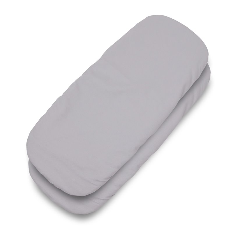 Pack 2ud.Funda Colchón Sabana Bajera Capazo Inglesina Aptica / Electa  PIQUE GRIS