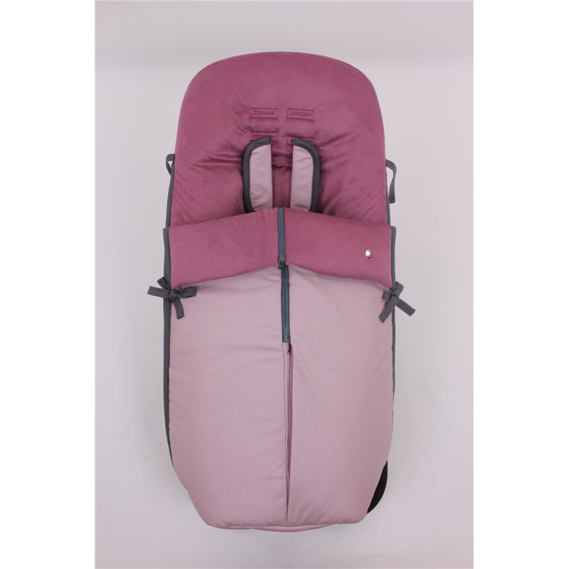 Saco Stokke Xplory ROSA IMPERMEABLE.Velour Rosa