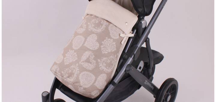 Saco Silla Uppababy Vista 2015 HEART.Velour Rosa