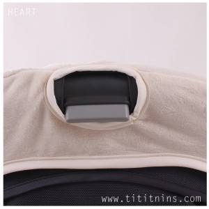 Saco Silla Uppababy Vista 2015 HEART.Velour Rosa