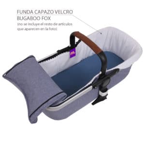 Funda Capazo Velcro Bugaboo Fox S/Capota